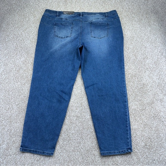 New Avenue Denim Skinny 26 A Blue Denim Women's Jeans Stretch - Picture 4 of 15